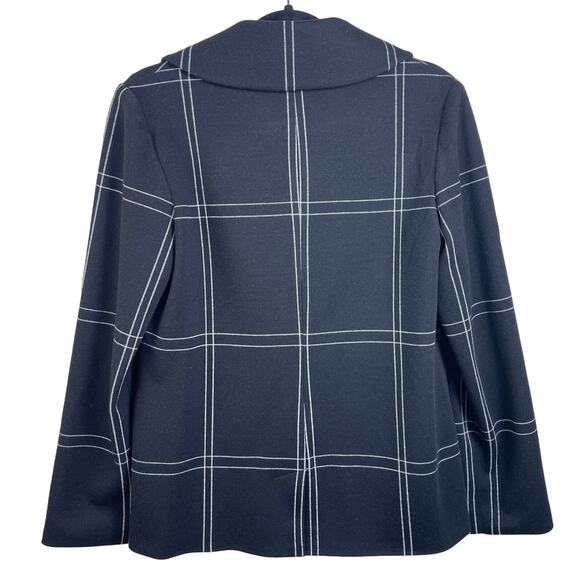 Women's Grace Brittania Black and White Plaid Blazer New with Tags Size 6 - Picture 2 of 6